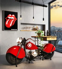 Hot KARE DESIGN Bartisch Motorbike 86709 Rot