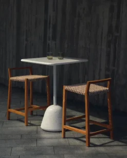 Discount Kave Home Bartisch Saura 70 x 70 cm Weiß