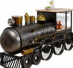 KARE DESIGN Bartisch Steamlock 87197 Schwarz