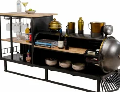 KARE DESIGN Bartisch Steamlock 87197 Schwarz