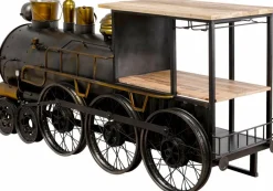 KARE DESIGN Bartisch Steamlock 87197 Schwarz