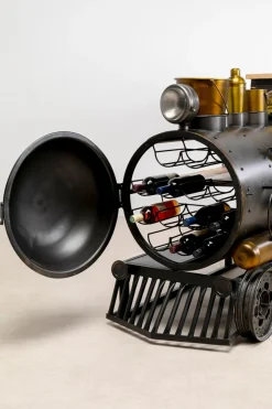 KARE DESIGN Bartisch Steamlock 87197 Schwarz