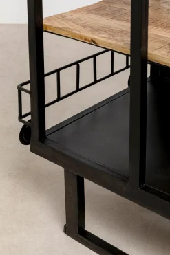 KARE DESIGN Bartisch Steamlock 87197 Schwarz