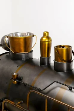 KARE DESIGN Bartisch Steamlock 87197 Schwarz