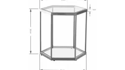 Discount KARE DESIGN Beistelltisch Comb 85606 Schwarz