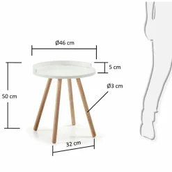 Kave Home Beistelltisch Bruk