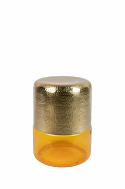 Best Zuiver Beistelltisch Cave Messing