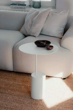 Metallbude Beistelltisch Ciro Weiß