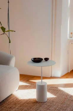 Metallbude Beistelltisch Ciro Weiß