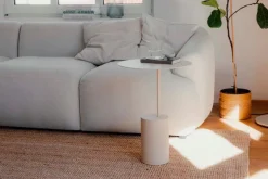 New Metallbude Beistelltisch Ciro Cashew