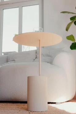 New Metallbude Beistelltisch Ciro Cashew