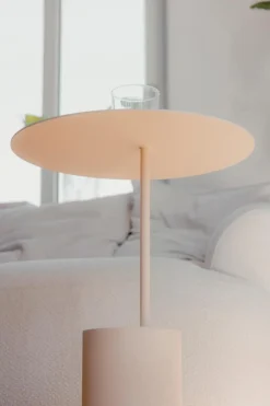 New Metallbude Beistelltisch Ciro Cashew