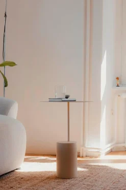 New Metallbude Beistelltisch Ciro Cashew