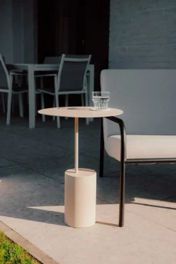 New Metallbude Beistelltisch Ciro Cashew