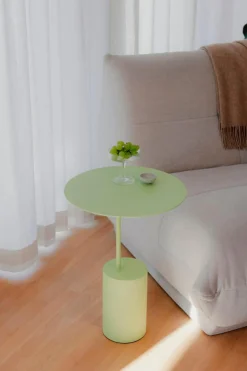 Clearance Metallbude Beistelltisch Ciro Grün