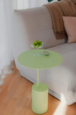 Clearance Metallbude Beistelltisch Ciro Grün