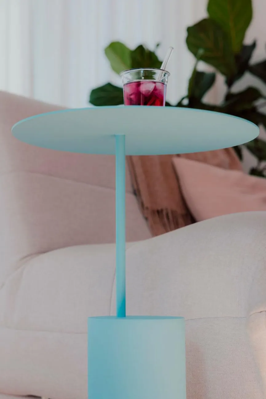 Online Metallbude Beistelltisch Ciro Blueberry