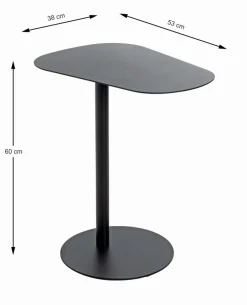 Hot Haku Beistelltisch Connor Schwarz