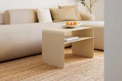 Outlet Metallbude Beistelltisch Cosmo Cashew