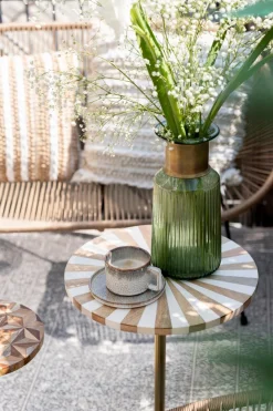 Sale KARE DESIGN Beistelltisch Domero Cirque 86729 Weiß / Gold