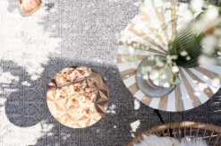 Sale KARE DESIGN Beistelltisch Domero Cirque 86729 Weiß / Gold