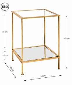 Outlet Haku Beistelltisch Faro Gold
