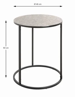 Outlet Haku Beistelltisch Gaya Silber