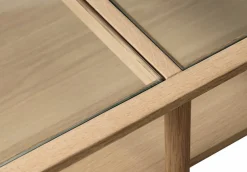 Best DAHEIM Beistelltisch Gestell aus massiver Eiche