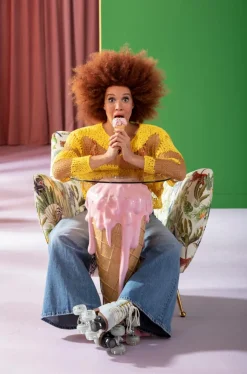 Clearance KARE DESIGN Beistelltisch Icecream 86832 Rosa