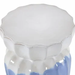 Hot Gutmann Factory Beistelltisch Keramos Weiß / Blau