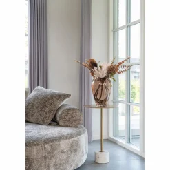 Hot Beistelltisch Lecco Messing