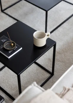 Online Metallbude Beistelltisch Soli Schwarz