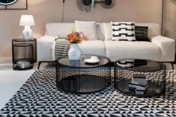 Sale KARE DESIGN Beistelltisch Wire Double 87441 2er Set Schwarz