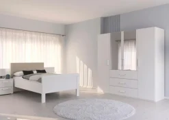 Outlet rauch ORANGE Bett Evelyn-F 120 x 200 cm Weiß