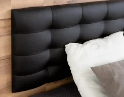 New FORTE Bett Fayola 180 x 200 cm Schwarz