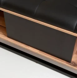 New FORTE Bett Fayola 180 x 200 cm Schwarz