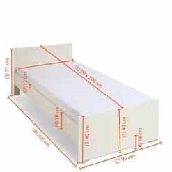 Kinder WIMEX Bett Filou 90 x 200 cm