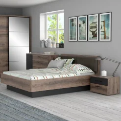 Hot FORTE Bett Jacky 120 x 200 cm Schlammeiche