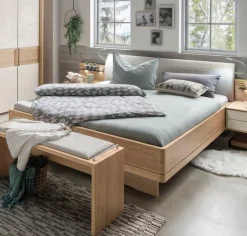 Clearance Wiemann Bett Kiruna 180 x 200 cm Eiche