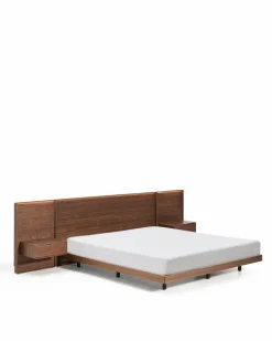 Kave Home Bett mit Nachttischen Norlen 160 x 200 cm