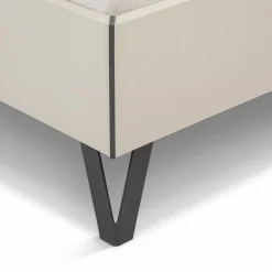 Hot rauch ORANGE Bett Montclar-Extra 180 x 200 cm Champagner