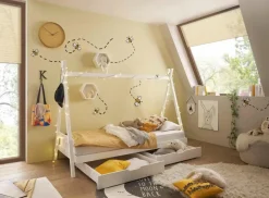 Discount BEGABINO Bett Sora 90 x 200 cm Weiß