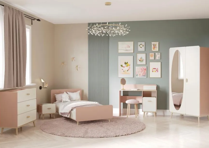 Clearance demeyere Bett Suzie 90 x 200 cm Apricot