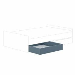 Hot Paidi Bettkasten Little Flo Mattblau