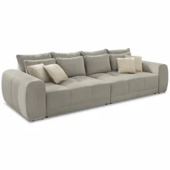 Clearance Bigsofa Moldau Mittelgrau