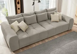 Clearance Bigsofa Moldau Mittelgrau