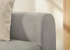 Clearance Bigsofa Moldau Mittelgrau