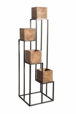 Hot WOLFMÖBEL Blumensäule Tucson Akazie