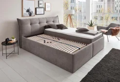 Best hapo Boxbett Leona 140 x 200 cm Grau