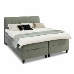 Outlet Ergodream Boxbett Lund 180 x 200 cm Forest Green